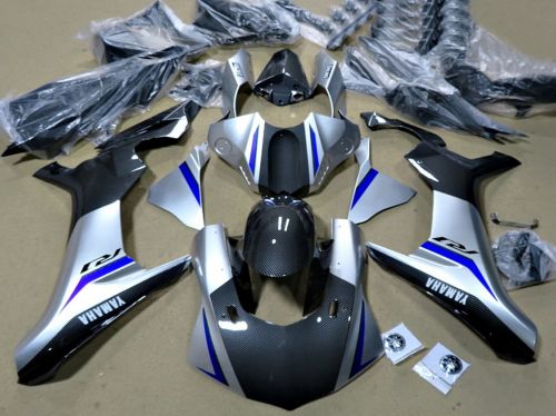 Комплект пластика Yamaha YZF R1 2015-2019 .Аквапринт карбон (углеткань)