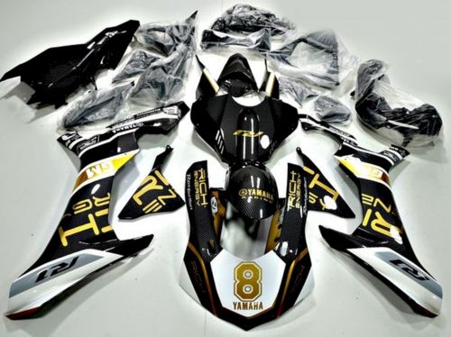 Комплект пластика Yamaha YZF R1 2015-2019 / аквапринт карбон (углеткань)