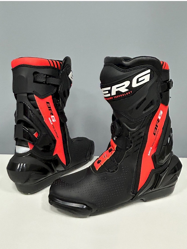 Мотоботы гоночные BERG VRX-3 Racing Boots red