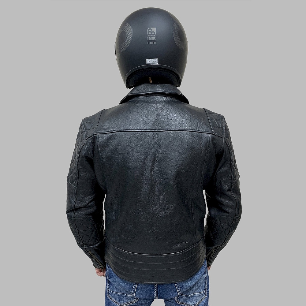 Мотокуртка классическая BERG Classic Biker Style Black