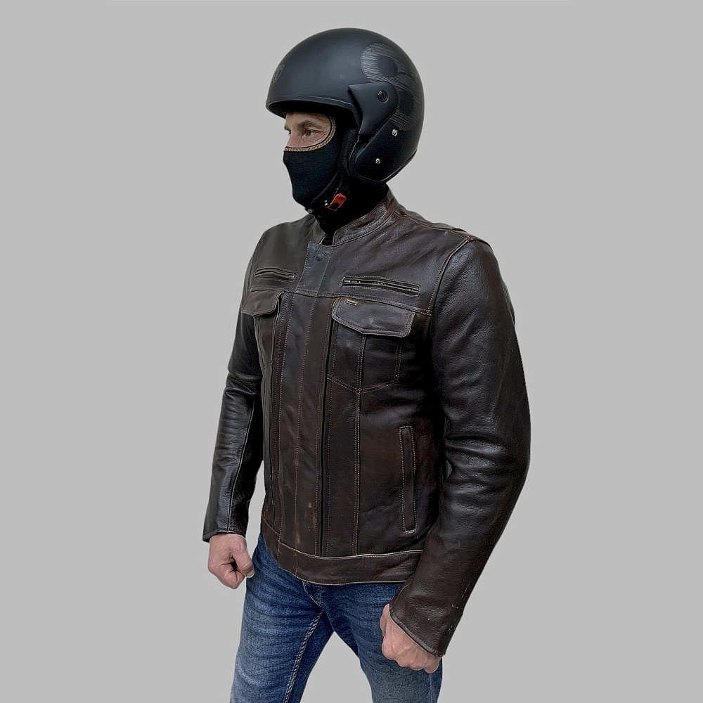 Мотокуртка BERG Rider Jacket Dark Brown