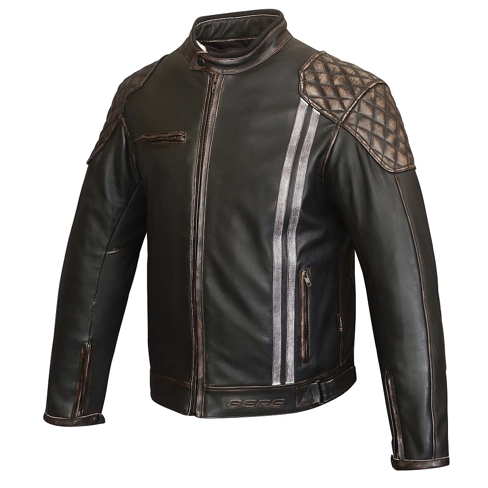 Мотокуртка классическая BERG Rock