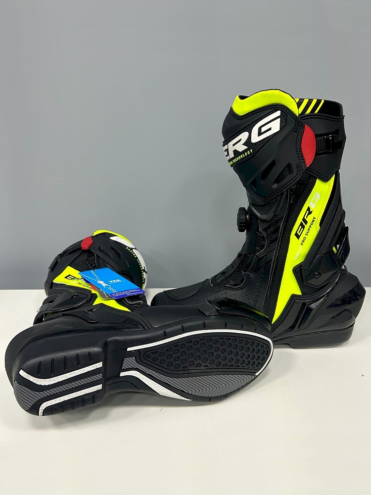 Мотоботы гоночные BERG VRX-3 Racing Boots Yellow