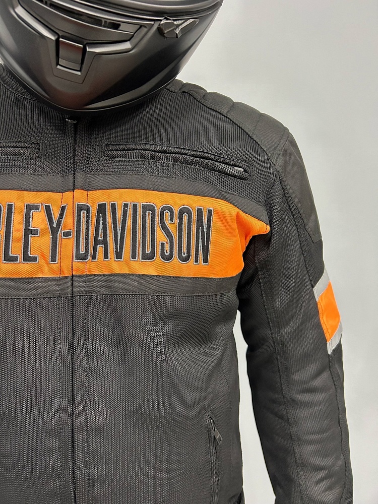 Мотокуртка Harley Davidson Tex Summer orange